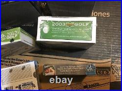 GOLF UPPER DECK sp Authentic/ sp game used FACTORY SEALED BOX lot (6)RARE GOLF UPPER DECK sp Authentic/ sp game used FACTORY SEALED BOX lot (6)RARE