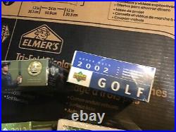 GOLF UPPER DECK sp Authentic/ sp game used FACTORY SEALED BOX lot (6)RARE GOLF UPPER DECK sp Authentic/ sp game used FACTORY SEALED BOX lot (6)RARE