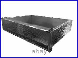 GTW Golf Cart Cargo Box Aluminum Universal Fit for EZGO Club Car Yamaha Cars