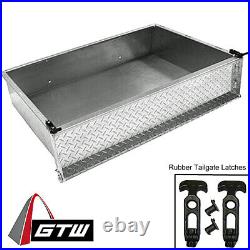 GTW Golf Cart Cargo Box Aluminum Universal Fit for EZGO Club Car Yamaha Cars