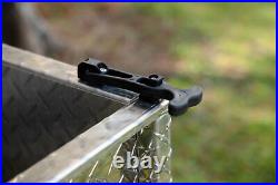 GTW Golf Cart Cargo Box Aluminum Universal Fit for EZGO Club Car Yamaha Cars