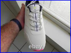 G/FORE G4 MG4+ Golf Shoes US 10 SIZE White Yellow trim SNO New in Box