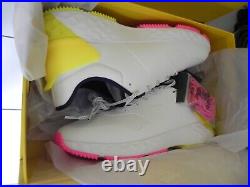 G/FORE G4 MG4+ Golf Shoes US 10 SIZE White Yellow trim SNO New in Box