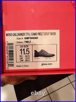 G/FORE GallIvan2R 2R TPU Camo Welt Golf Shoes US 11.5 SIZE Navy TWLT New w Box