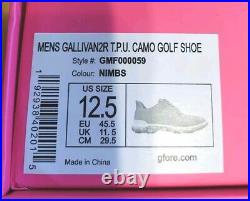 G/FORE Gallivan2R 2R TPU Gray Camo Golf Shoes US 12.5 SIZE NIMBS New w Box