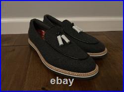G/Fore Ghost Loafer Charcoal Gray Wool Golf Shoes Men's 11.5 New witho Box