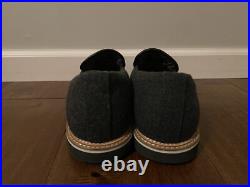 G/Fore Ghost Loafer Charcoal Gray Wool Golf Shoes Men's 11.5 New witho Box