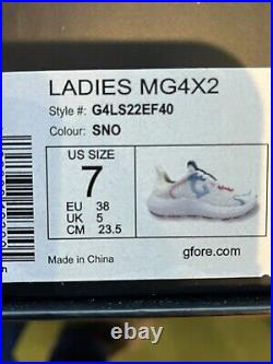 G Fore Ladies Womens Golf Shoes MG4x2 Size 7 White Sno New In Box