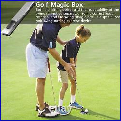 Golf Box Swing Trainer, Builds Thigh Strength And Improves Swing Speed