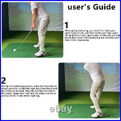 Golf Box Swing Trainer, Builds Thigh Strength And Improves Swing Speed