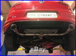Golf MK7 2.0 GTD (without sound pack) Back Box Delete GTI Style DUAL EXHAUST