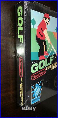 Golf Nintendo NES Brand New Circle Seal BLACK BOX Factory Sealed H-seam NIB