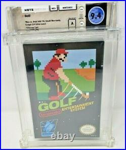 Golf Nintendo NES New Sealed MINT VGA WATA Oval Mario Super Test Black Box