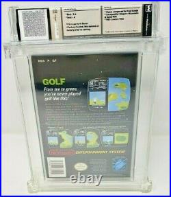 Golf Nintendo NES New Sealed MINT VGA WATA Oval Mario Super Test Black Box