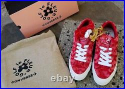 Golf-converse Le Fleur Ox Barbados Cherry Men's 11 New In Box Quilted Velvet