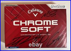 Good Good Callaway Signed Chrome Soft Golf Balls Autographed Box