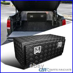 Heavy Duty Black 36 Truck Pickup Under bed Tool Box Trailer Storage Bed with Lock