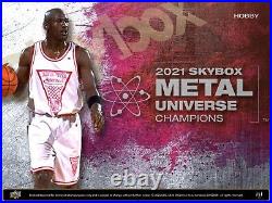IN STOCK 2021 Upper Deck Skybox Metal Universe Champions Hobby Box