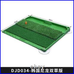 Indoor Golf Pad with Tee Box Golf Swing Trainer Tasteless Soft Rubber Bottom