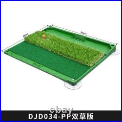 Indoor Golf Pad with Tee Box Golf Swing Trainer Tasteless Soft Rubber Bottom