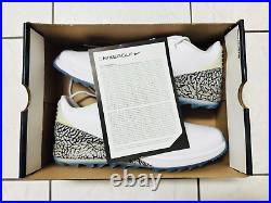 JORDAN ADG Golf White/White-Cement Grey-Fire Red AR7995-100 Men's 11 New In Box JORDAN ADG Golf White/White-Cement Grey-Fire Red AR7995-100 Men's 11 New In Box
