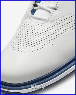 Jordan ADG 4 Nike Golf Shoes in Box White Metallic Silver Blue Mens Size 13 NEW