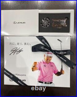LEXUS SRIXON Golf Balls 4 Boxs x 3 and Ball Marker Hideki Matsuyama JAPAN NEW