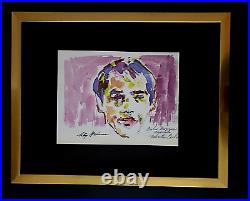 LeRoy Neiman Carlos Monzon Box Argentina Signed Print Mounted and Framed