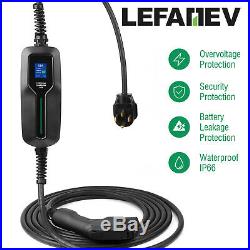 Level2 Electric Car EV Charger 32Amp Portable charging box EVSE J1772 NEMA 14-50