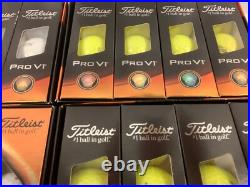 Lot of 6 boxes Pro V1 and pro v1x Golf Balls White 72 total