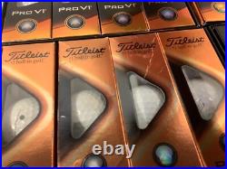 Lot of 6 boxes Pro V1 and pro v1x Golf Balls White 72 total