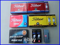 Lot of Various Golf Balls Original boxes and Sleeves Never Used. MUST SEE