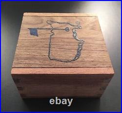 MASTERS Golf Trinket Keepsake Collector Display Box Augusta- 4.5 x 4.5 x 2.5