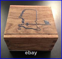 MASTERS Golf Trinket Keepsake Collector Display Box Augusta- 4.5 x 4.5 x 2.5