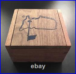 MASTERS Golf Trinket Keepsake Collector Display Box Augusta- 4.5 x 4.5 x 2.5