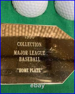 MLB 1990 Major League Baseball Golf Ball 26 Team Logo Collection withDisplay Case