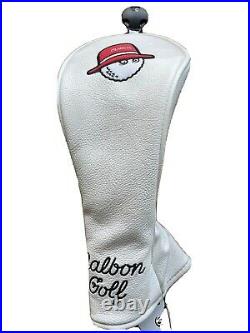 Malbon Golf Buckets Wood Cover Headcover White Brand New in Box RARE Sold Out