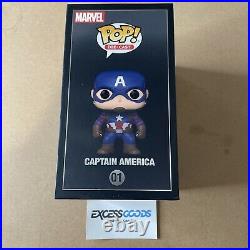 Marvel Captain America Die Cast Funko Pop Vinyl Figure (SDCC 2021 Convention)