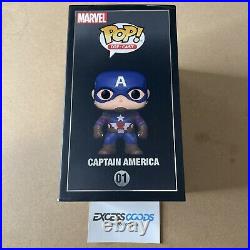 Marvel Captain America Die Cast Funko Pop Vinyl Figure (SDCC 2021 Convention)