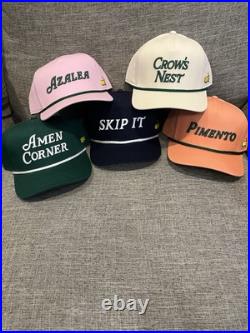 Masters 2025 Hats Collection(Pimento, Skip it, Azalea, Crow's Nest, Amen Corner) Masters 2025 Hats Collection(Pimento, Skip it, Azalea, Crow's Nest, Amen Corner)