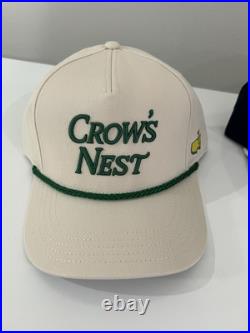 Masters 2025 Rope Golf Hat Pimento Azalea Amen Corner Skip It Crows Nest NWT