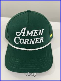 Masters 2025 Rope Golf Hat Pimento Azalea Amen Corner Skip It Crows Nest NWT