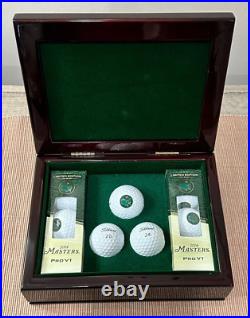 Masters Golf Berckmans Wooden Decorative Box 2014 Balls Jewelry Augusta National