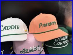 Masters? Rope Hat Collection, Pimento, Azalea, Caddie, Amen Corner, Skip It