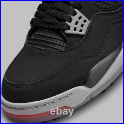 Men's Jordan IV 4 Golf Shoes BRED Size 10.5 DS! NEW IN BOX
