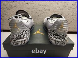 Mens Jordan ADG Golf Shoes Size 11 NEW WITH BOX GUNSMOKE/METALLIC GOLD-BLACK