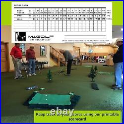 Mini Indoor Golf Game Competition Pack, Practice Includes Golf Accessories, I