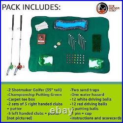 Mini Indoor Golf Game Competition Pack, Practice Includes Golf Accessories, I