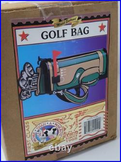 More Than A Mailbox Metal GOLF BAG Mail Box Post Mount Model #1044 NEW Vintage