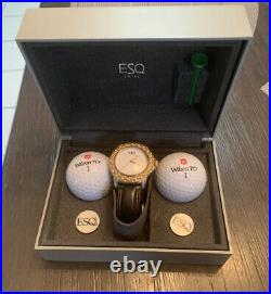 Movado ESQ Women Golf Quartz Watch Wilson TC 1 New In Original Box
